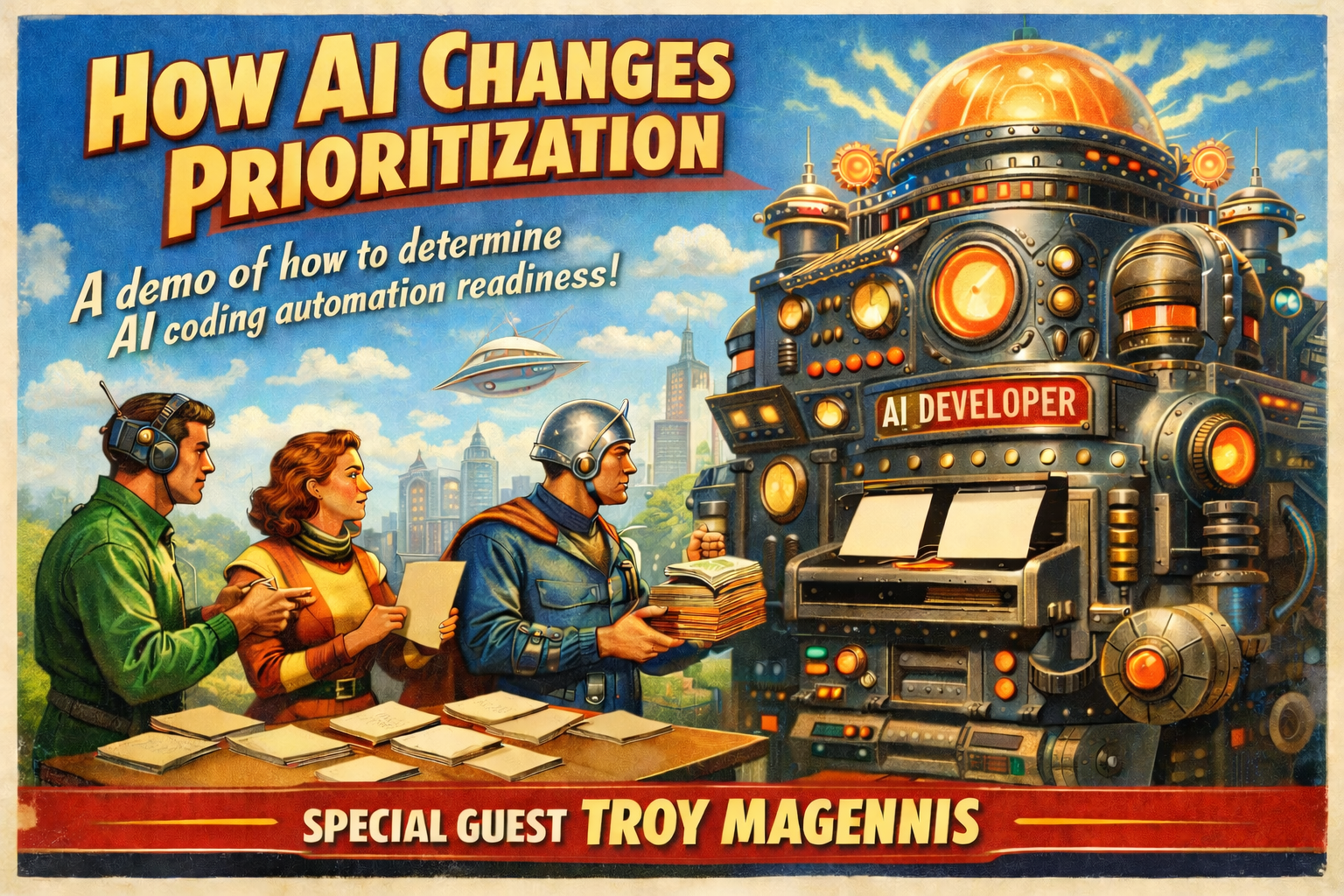 How AI Changes Prioritization - A demo of how to determine AI coding automation readiness - Troy Magennis